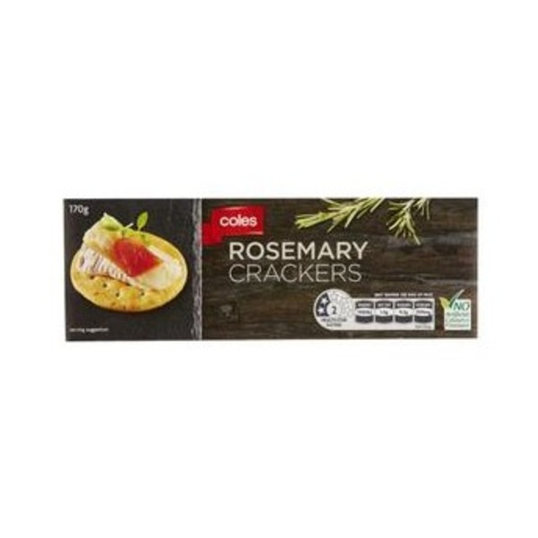 콜스 로즈마리 크래커, Coles Rosemary Crackers