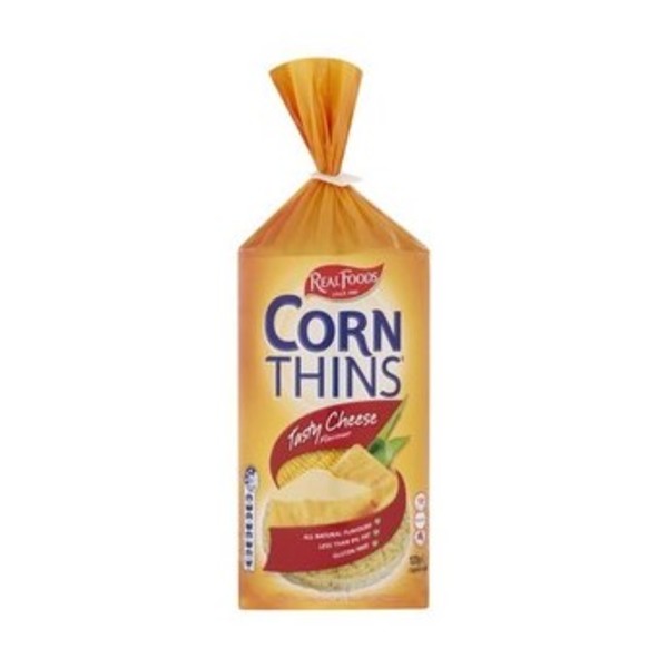 리얼 푸드 테이스티 치즈 콘 띤즈, Real Foods Tasty Cheese Corn Thins