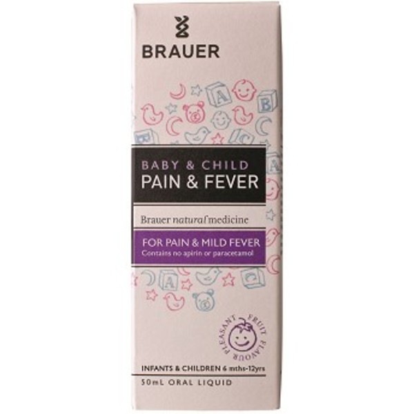 브라우어 배이비 &amp; 차일드 페인 앤 피버 50ml, Brauer Baby &amp; Child Pain and Fever 50ml