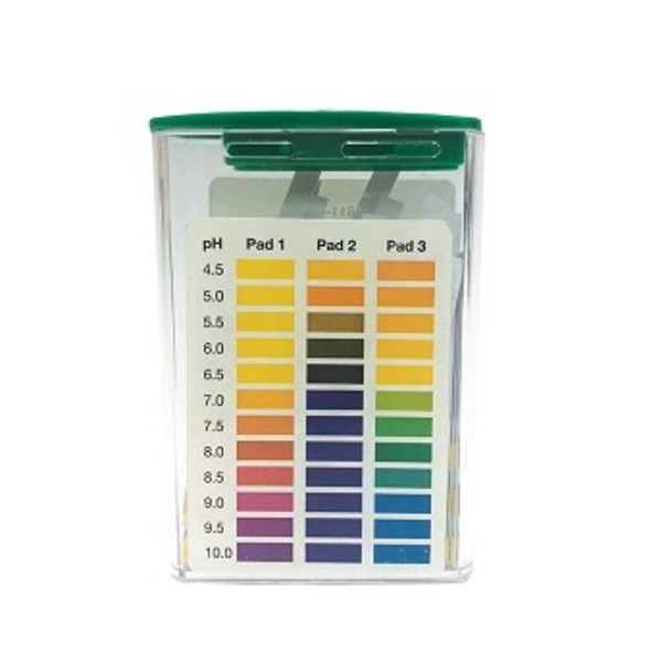브라우어 pH 테스트 스트립 셀리바투 팩 (인디고), Brauer pH Test Strip Saliva 4.5 to 10.00 100 Pack (Indigo)