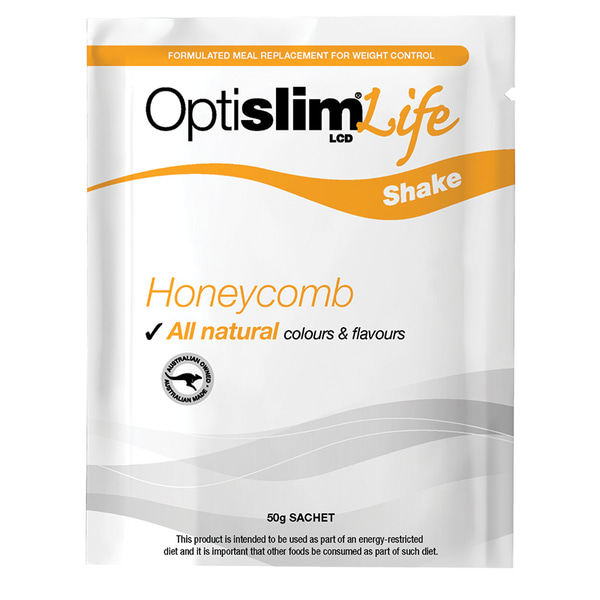 옵티슬림 라이프 쉐이크 허니콤 50g 개 OptiSlim Life Shake Honeycomb 50g Sachet