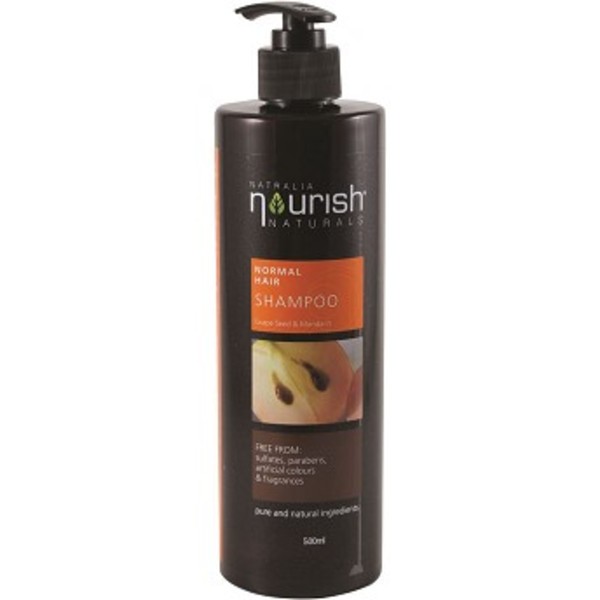 나트라리아 노리시 샴푸 노멀 헤어 (그레이프 시드 and 만다린) 500ml, Natralia Nourish Shampoo Normal Hair (grape seed and mandarin) 500ml