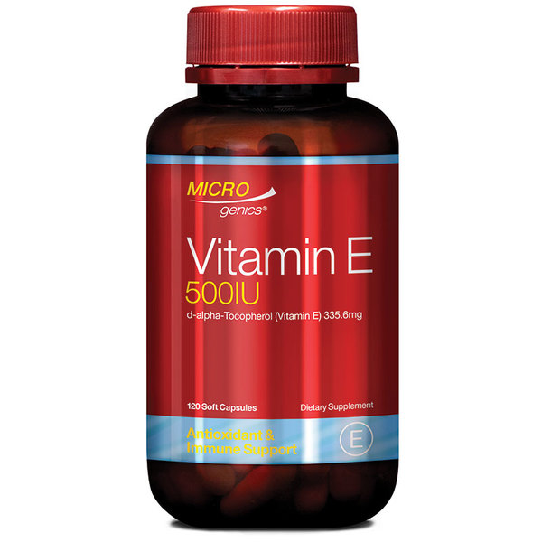 마이크로제닉 비타민 E 500IU 120정 Microgenics Vitamin E 500IU 120 Capsules