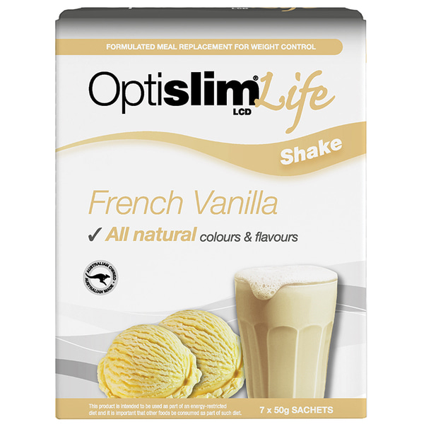 옵티슬림 라이프 쉐이크 프렌치 바닐라 50g x 7 OptiSlim Life Shake French Vanilla 50g x 7