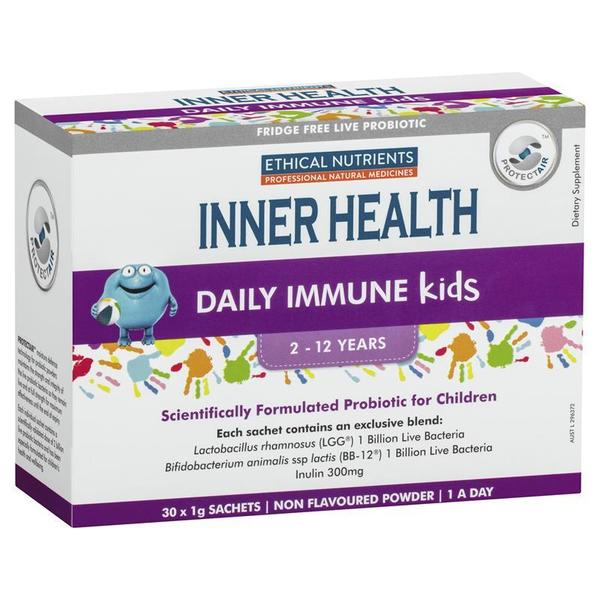 에티컬뉴트리언트 이너 헬스 데일리 이뮨 키즈 개 30x1g Ethical Nutrients Inner Health Daily Immune Kids Sachets 30x1g