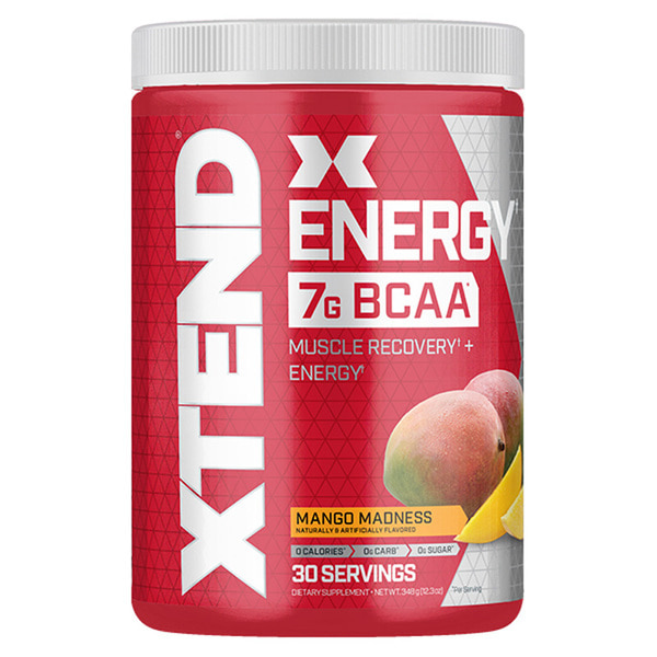 엑스텐드 에너지 + BCAA 망고 30 서브 Xtend Energy + BCAA Mango 30 Serves