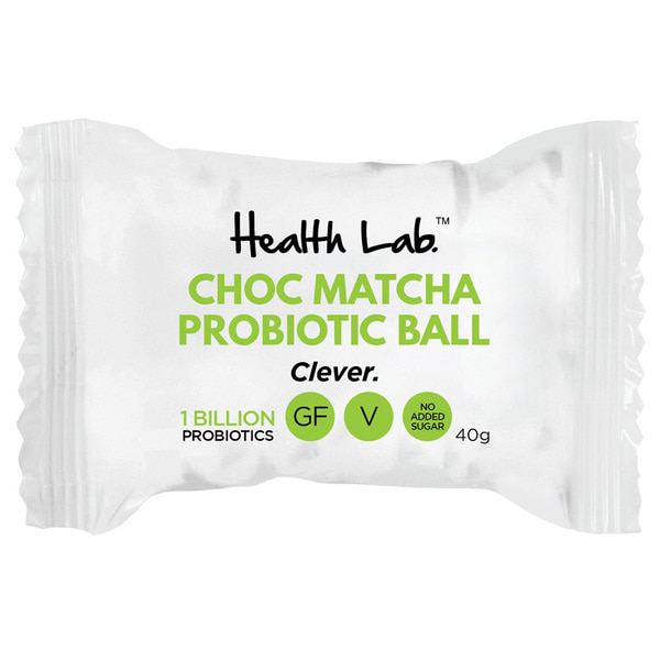 헬스랩 글로우 초코 마차 프로바이오틱 볼 40g Health Lab Glow Choc Matcha Probiotic Ball 40g