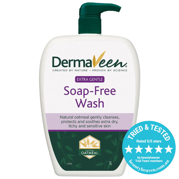 더마빈 엑스트라 젠틀 비누 프리 워시 1 리터, DermaVeen Extra Gentle Soap Free Wash 1 Litre