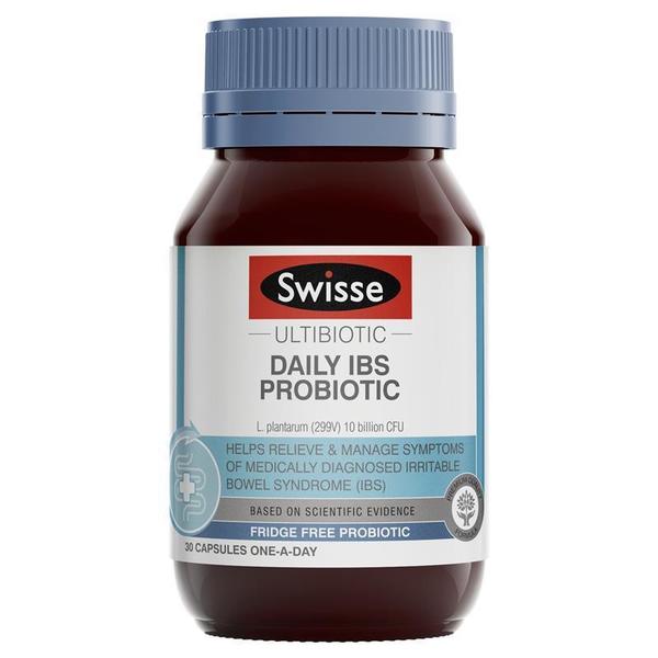 스위스 울티바이오틱 데일리 IBS 프로바이오틱 30 정 Swisse Ultibiotic Daily IBS Probiotic 30 Capsules