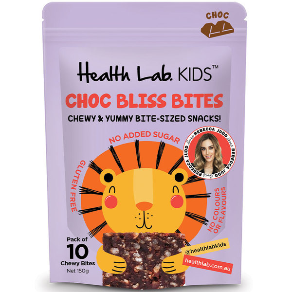 헬스 랩 키즈 블리스 바이트 초코 10x15g, Health Lab Kids Bliss Bites Choc 10x15g