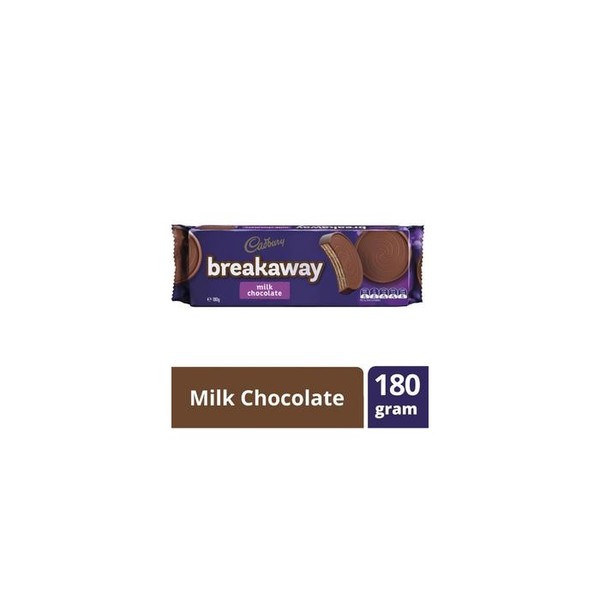 브레이크어웨이 밀크 초코렛 비스킷 180g, Breakaway Milk Chocolate Biscuit 180g