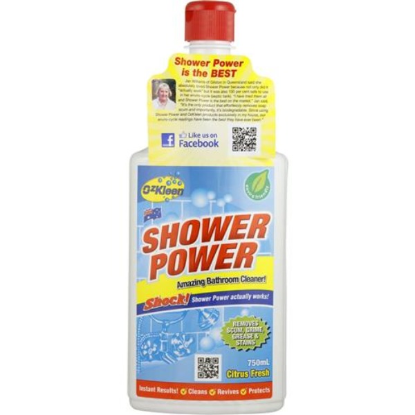 오즈클린 샤워 파워 750ml (욕실/화장실청소) Ozkleen Shower Power Squeeze Pack 750ml