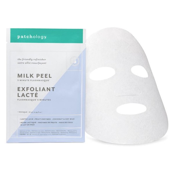 패춀로지 밀크 필 5 미닛 플래쉬마스크 시트 마스크, Patchology Milk Peel 5 Minute FlashMasque Sheet Masks V-030734
