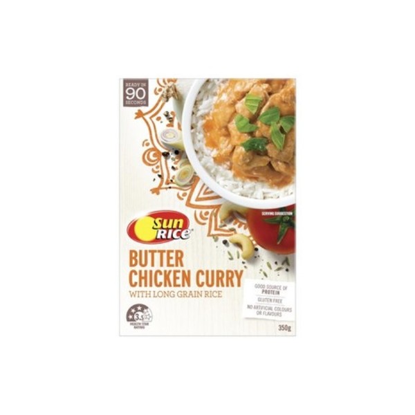 선라이스 인디안 버터 치킨 커리 350g, Sunrice Indian Butter Chicken Curry 350g