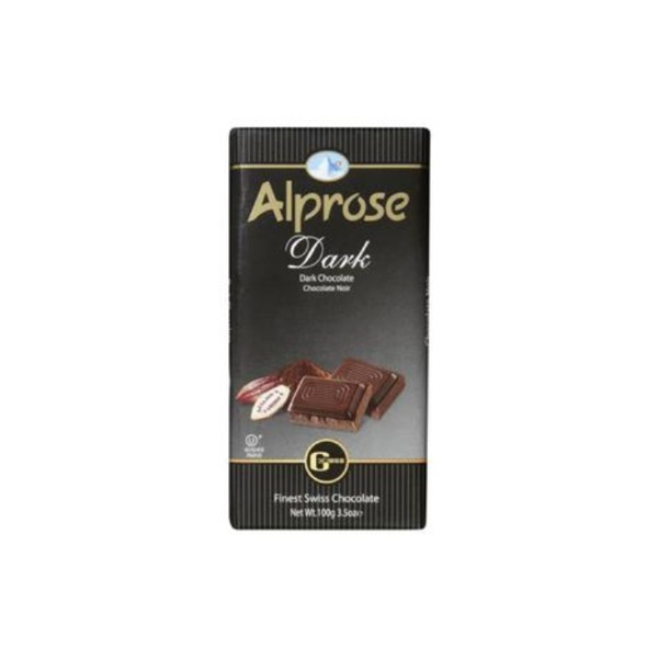 알프로즈 다크 초코렛 느와르 100g, Alprose Dark Chocolate Noir 100g