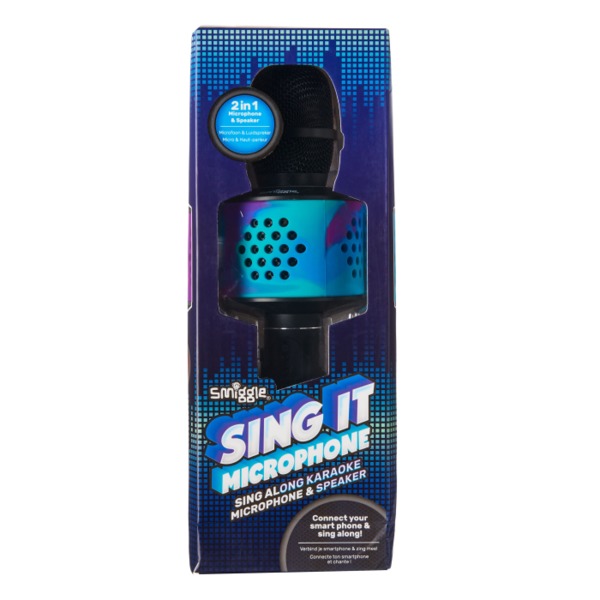 스미글 싱 잇 가라오케 마이크로폰 앤 스피커 블랙 442377, Sing It Karaoke Microphone And Speaker BLACK 442377
