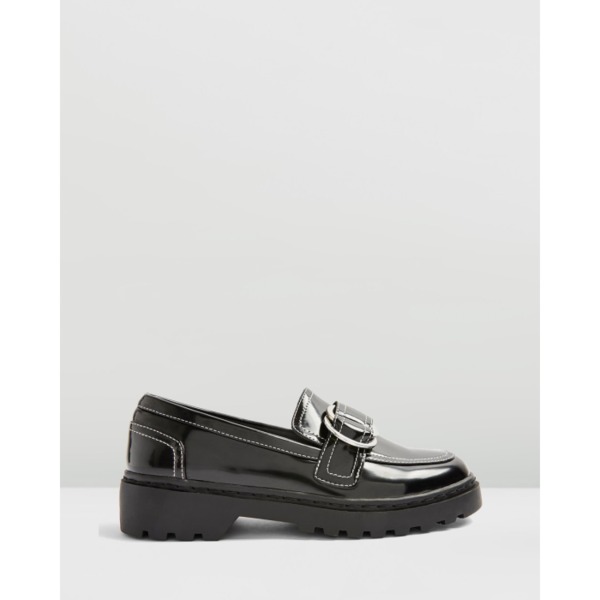 TOPSHOP Axel Chunky Buckle Loafers TO101SH02LSN