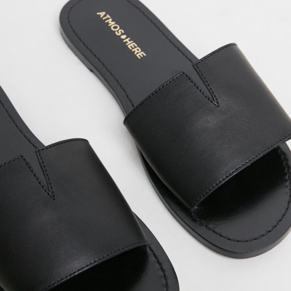 Atmos&amp;Here Maddie Leather Sandals AT049SH79KAU