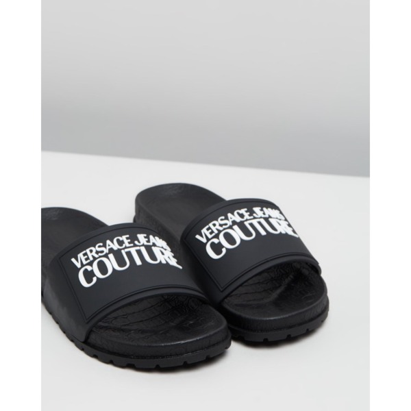 Versace Jeans Couture Couture Logo Slides - Womens VE822SH80CCH