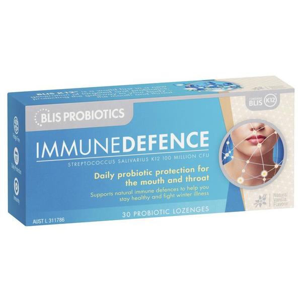 블리스 프로바이오틱스 이뮨 디펜스 30 개 Blis Probiotics Immune Defence 30 Lozenges