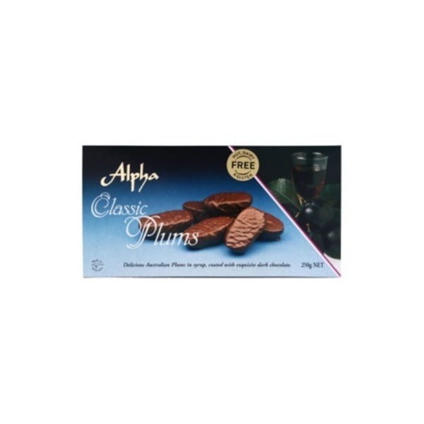 알파 클래식 플럼스 초코렛 250g, Alpha Classic Plums Chocolate 250g