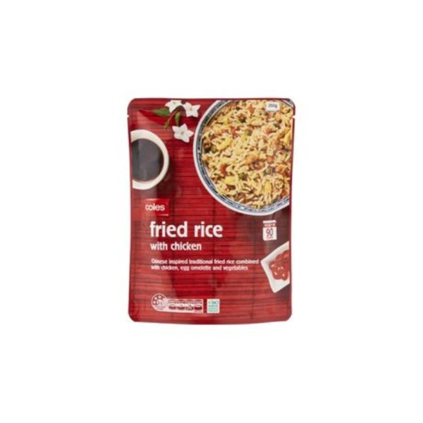 콜스 프라이드 라이드 위드 치킨 250g, Coles Fried Rice With Chicken 250g
