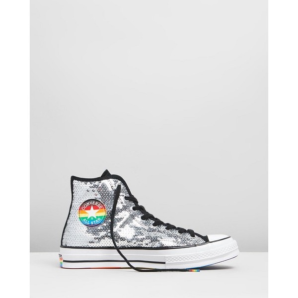 Chuck Taylor All Star 70 Pride Flippable Sequin High Tops CO986SH76UDV