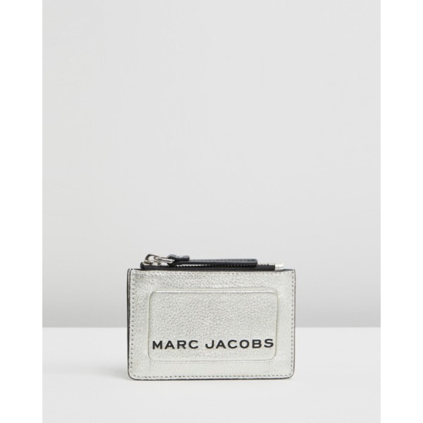 The Marc Jacobs The Metallic Textured Box Top Zip Multi Wallet MA327AC70TKR