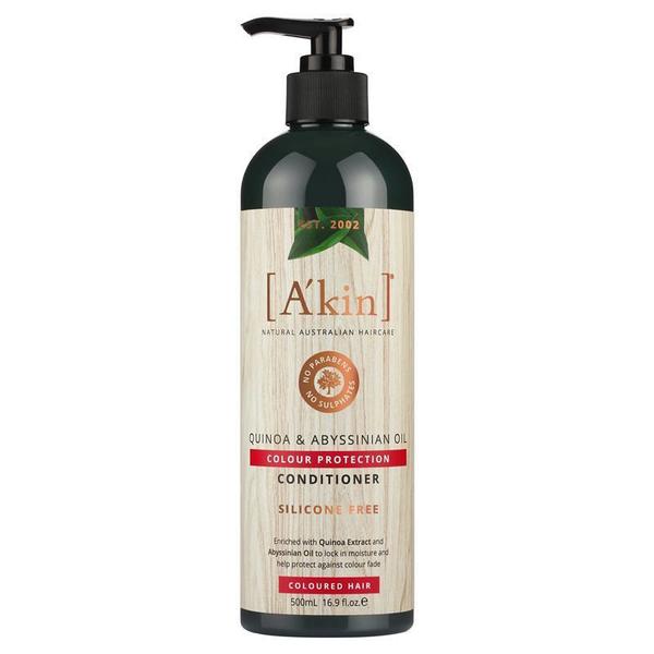 Akin 아킨 컬러 프로텍션 퀴노아 and 아비시니언 오일 컨디셔너 500ml, Akin Colour Protection Quinoa and Abyssinian Oil Conditioner 500ml