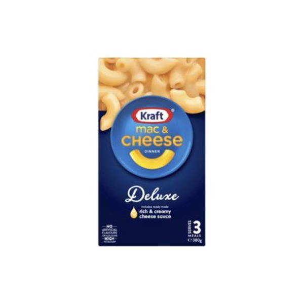 크래프트 디럭스 맥 &amp; 치즈 디너 380g, Kraft Deluxe Mac &amp; Cheese Dinner 380g