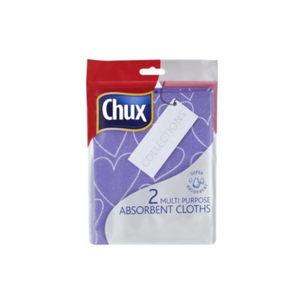 축스 콜렉션스 앱소번트 올 퍼포즈 클로스 2 팩, Chux Collections Absorbent All Purpose Cloth 2 pack