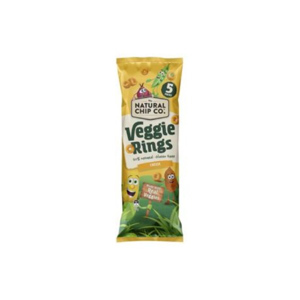 더 내추럴 칩 코 베지 링 치즈 스낵 90g, The Natural Chip Co Veggie Ring Cheese Snacks 90g