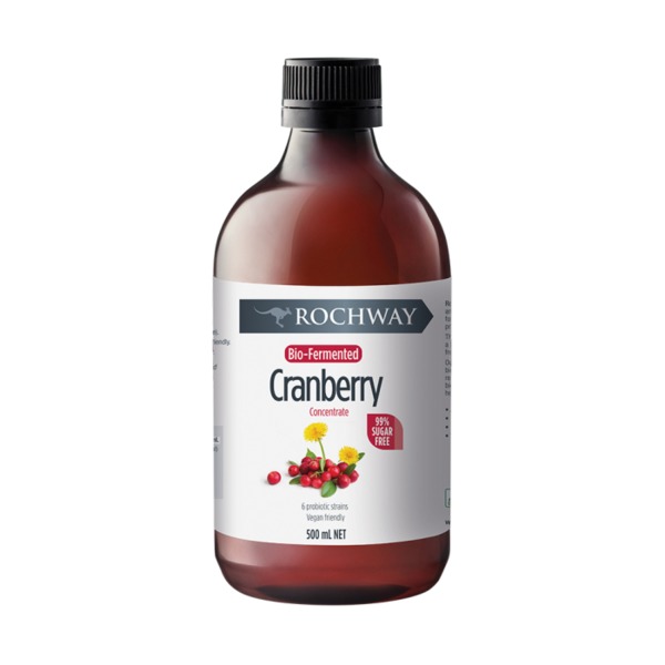로치웨이 바이오-퍼멘티드 컨선트레이트 크랜베리 윗 민들레 and 파파야 500ml, Rochway Bio-Fermented Concentrate Cranberry with Dandelion and Papaya 500ml