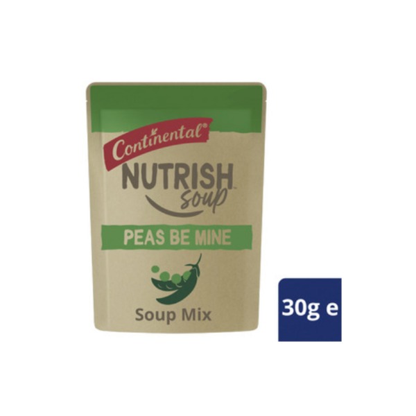 콘티넨탈 누트리쉬 수프 피스 비 마인 서브 1 30g, Continental Nutrish Soup Peas Be Mine Serve 1 30g