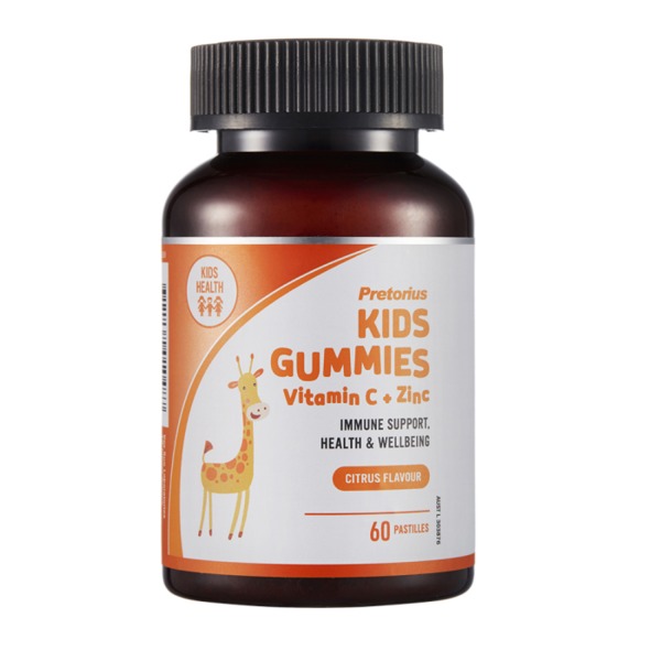 프리토리어스 키즈 구미 비타민 C + 징크 (시트러스 플레이버)파스틸, Pretorius Kids Gummies Vitamin C + Zinc (Citrus Flavour) 60 pastilles