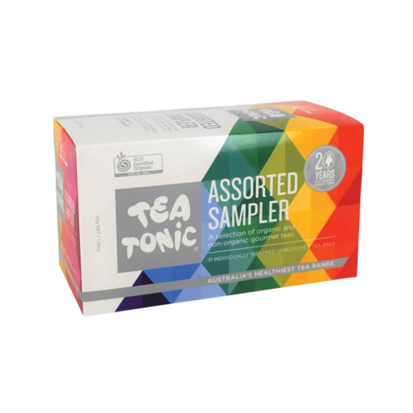 티 토닉 샘플러 팩 x티 배그, Tea Tonic Sampler Pack x 31 Tea Bags