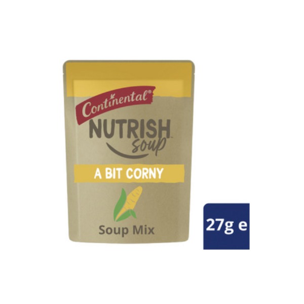 콘티넨탈 누트리쉬 수프 A 빗 코니 서브 1 27g, Continental Nutrish Soup A Bit Corny Serve 1 27g