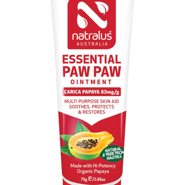 나트랄루스 에센셜 포 포 오인트먼트 75g, Natralus Essential Paw Paw Ointment 75g