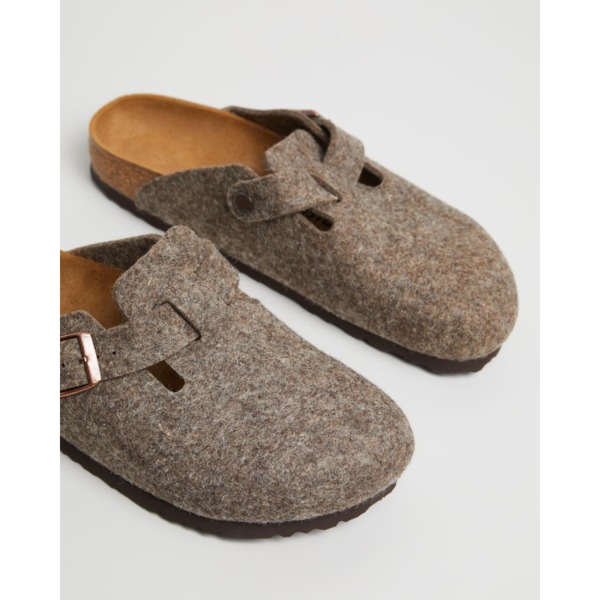 Birkenstock Boston Wool Felt Narrow Shoes - Womens BI090SH10BND