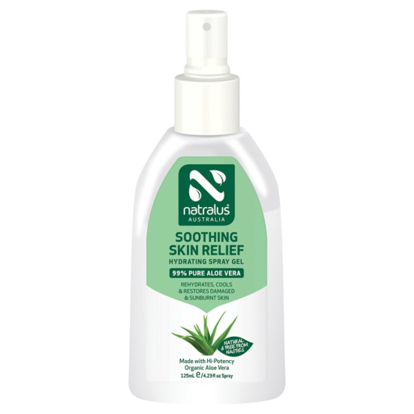 나트랄루스 서딩 스킨 릴리프 알로에 베라 스프레이 125ml, Natralus Soothing Skin Relief Aloe Vera Spray 125ml
