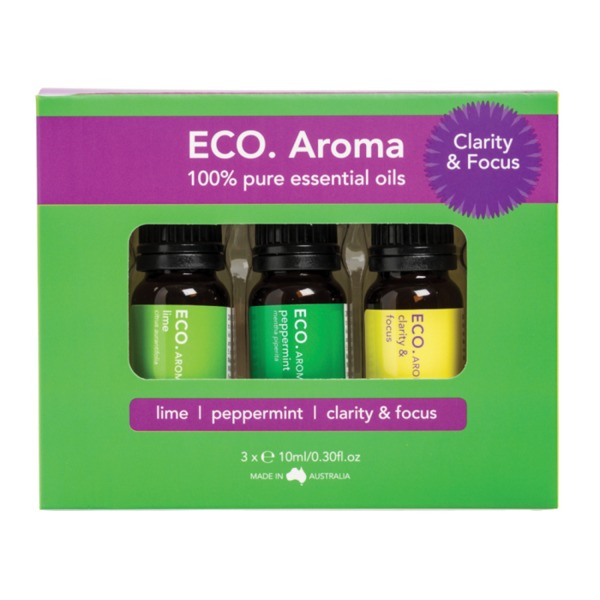 에코 모던 에센셜 아로마 에센셜 오일 트리오 클레리티 and Focus 10ml x팩, Eco Modern Essentials Aroma Essential Oil Trio Clarity and Focus 10ml x 3 Pack