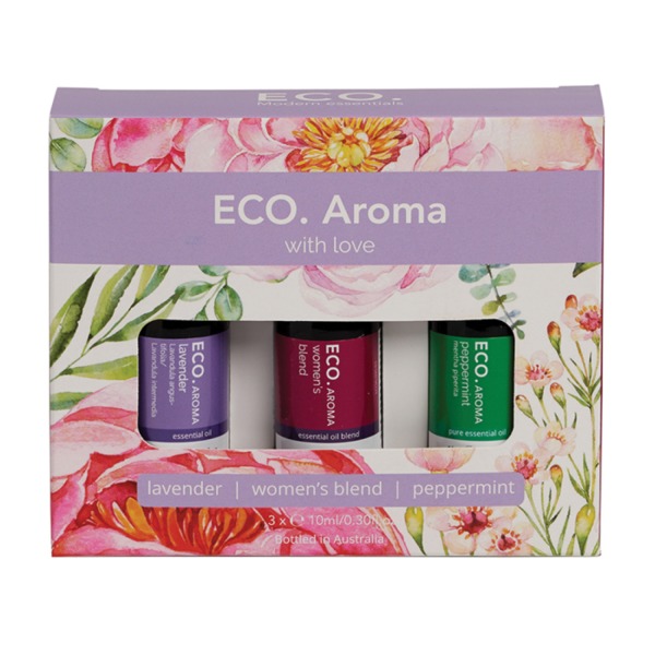 에코 모던 에센셜 아로마 에센셜 오일 트리오 윗 러브 10ml x팩, Eco Modern Essentials Aroma Essential Oil Trio With Love 10ml x 3 Pack
