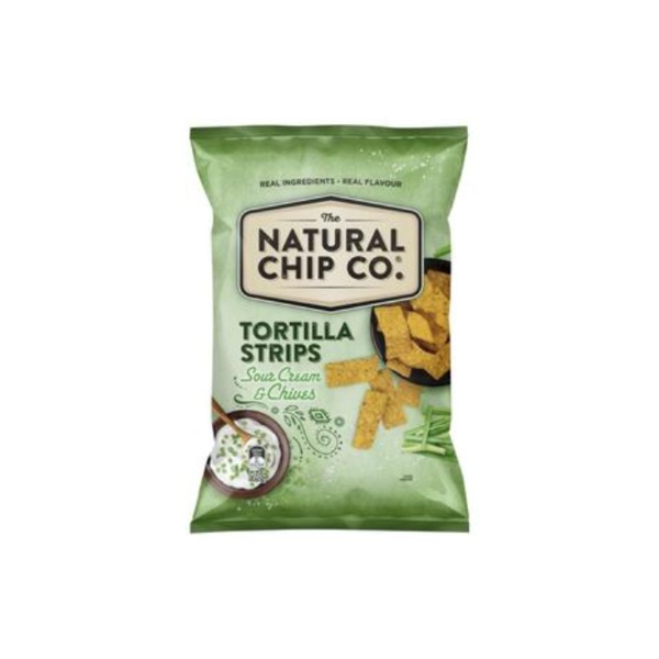 더 내추럴 칩 코. 사워 크림 &amp; 차이브스 또띠아 스트립스 175g, The Natural Chip Co. Sour Cream &amp; Chives Tortilla Strips 175g