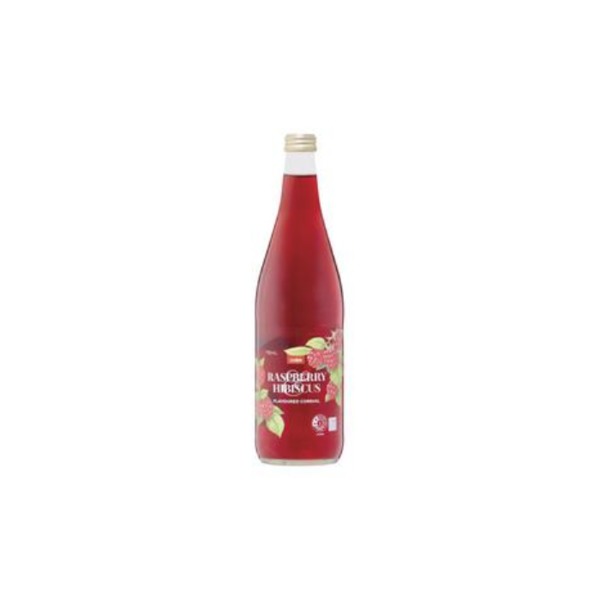 콜스 라즈베리 &amp; 히비스커스 플레이버드 코디얼 보틀 750ml, Coles Raspberry &amp; Hibiscus Flavoured Cordial Bottle 750mL