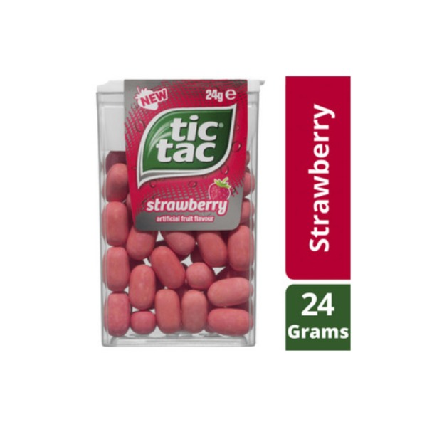 틱 택 스트로베리 T50 24g, Tic Tac Strawberry T50 24g