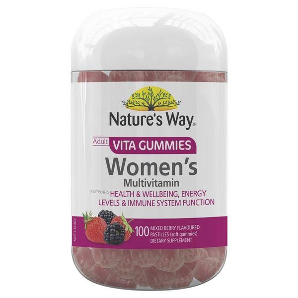 네이쳐스웨이 비타 구미 어덜트 우먼스 멀티비타민 100 Natures Way Vita Gummies Adult Womens Multivitamin 100