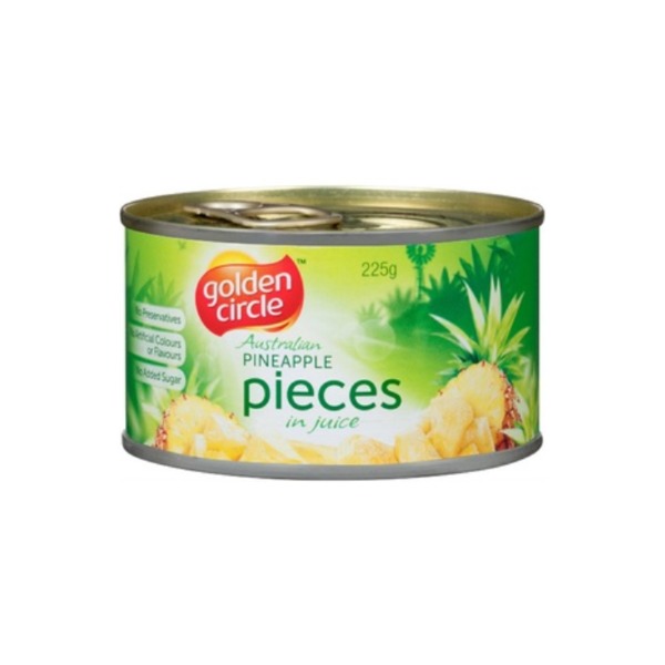 골든 서클 오스트레일리안 파인애플 피스 인 쥬스 225g, Golden Circle Australian Pineapple Pieces In Juice 225g