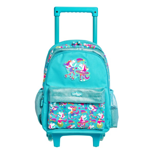 스미글 월 주니어 백팩 트로일리 위드 라이트 업 휠즈 민트, Whirl Junior Backpack Trolley With Light Up Wheels MINT 442951