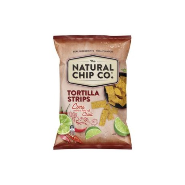내추럴 칩 코. 라임 &amp; 칠리 또띠아 스트립스 175g, Natural Chip Co. Lime &amp; Chilli Tortilla Strips 175g