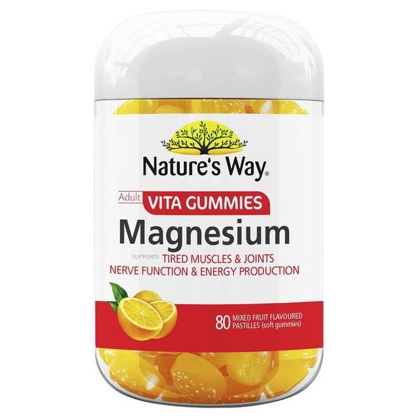 네이쳐스웨이 비타 구미 어덜트 마그네슘 80 구미 Natures Way Vita Gummies Adult Magnesium 80 Gummies